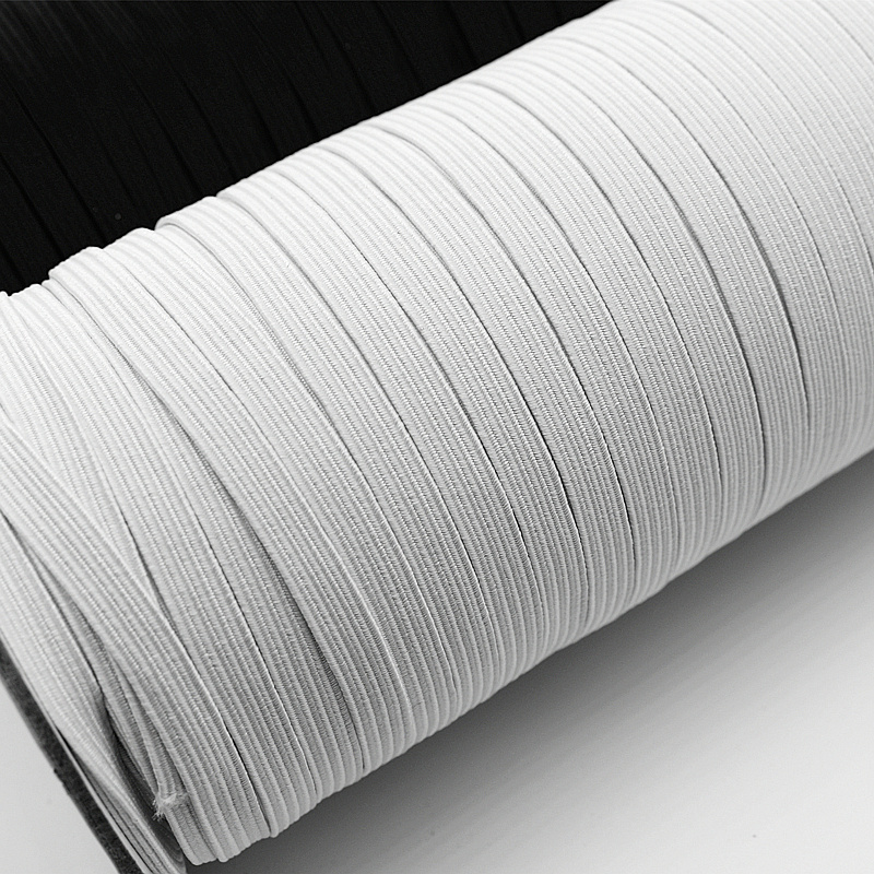 3-12mm wide mask ear belt horse elastic band for the elderly and children pants waist cuff protective clothing DIY rubber band