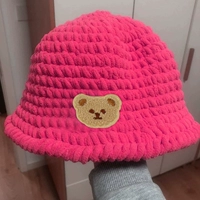 Розовая красная ледяная батончика Линия рыбацкая шляпа Материал Сумка+Инструмент+