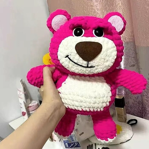 Клубника, плетеная кукла ручной работы, подушка, подвеска, брелок, набор материалов, связать своими руками