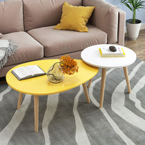 Creative Nordic Tea Table Ins Wind Minimalist Modern Living Room Small Family Sofa Edge A Few Bedrooms Small Round Table Tea Table Table