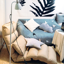 Lazy person tatami sofa Single beds Upper chair Bedroom Balcony Floating Window Chair Day Style Foldable Leaning Back Chair Cushion