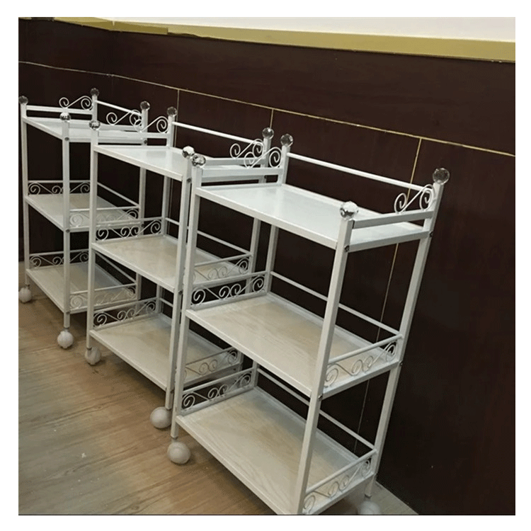 Special offer beauty salon trolley three-layer with drawer beauty salon small trolley hand push high-end hair salon tool cart