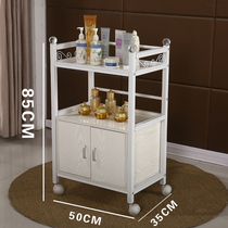 Beauty cart trolley three-layer with drawer hair salon beauty salon small cart barber shop tool Salon Salon cart