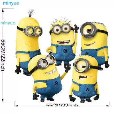 Minion Wall Stickers Switch Sticker 55*55CM Despicable Me 2