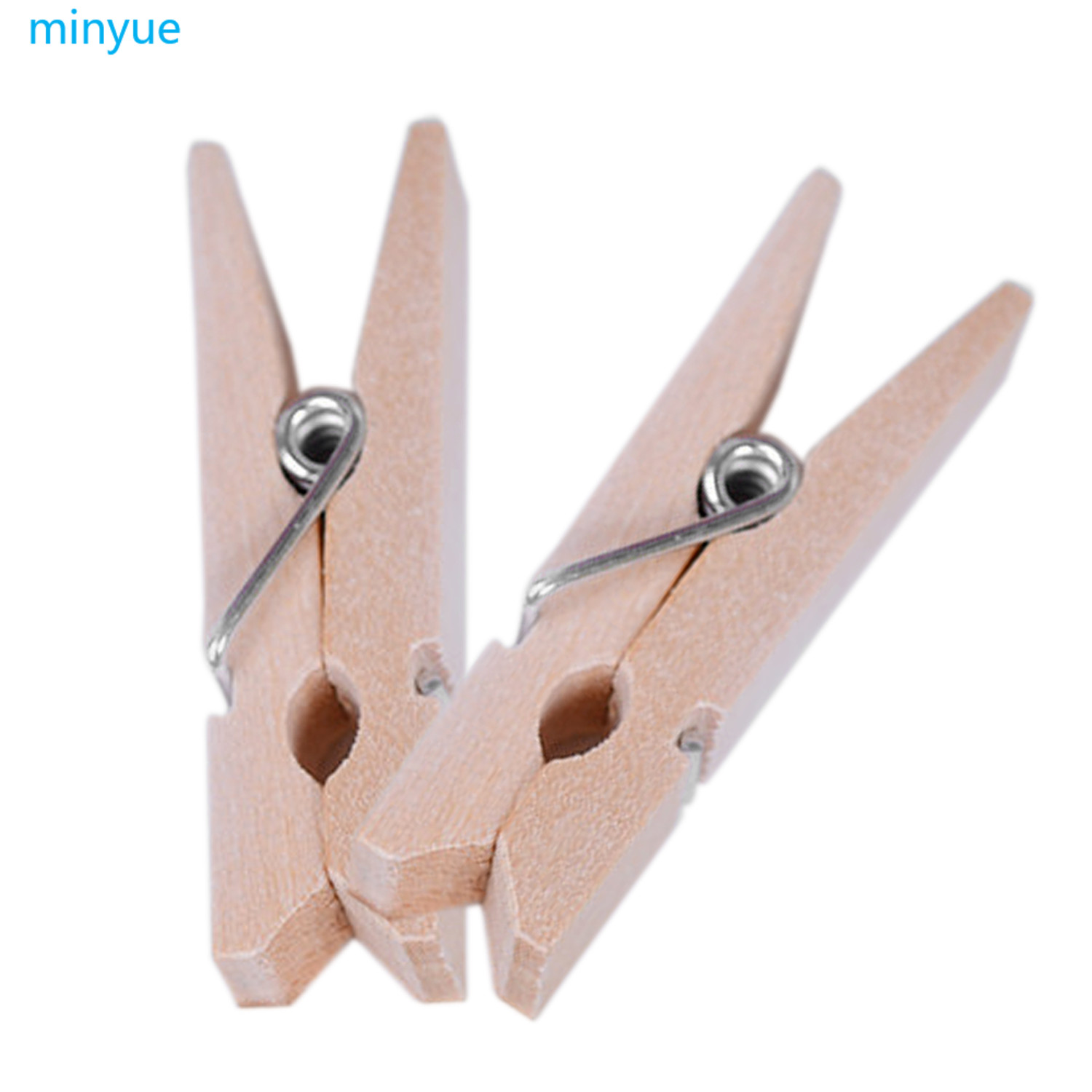50 PCS Mini Wood Craft Decorative Clothespins Wooden Pegs Cl