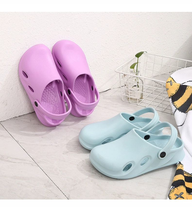 Open multi-operating room slippers, thick-soled hole-in-the-wall shoes, Baotou doctors and nurses, intensive care unit experimental work shoes