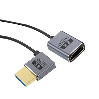 HDMI公对母细软线高清笔记本电脑显示器投影仪电视游戏机延长短线