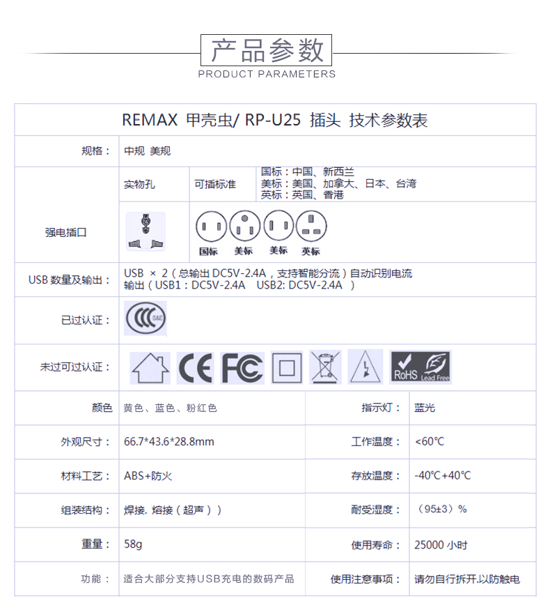 chargeur REMAX - Ref 1302576 Image 8