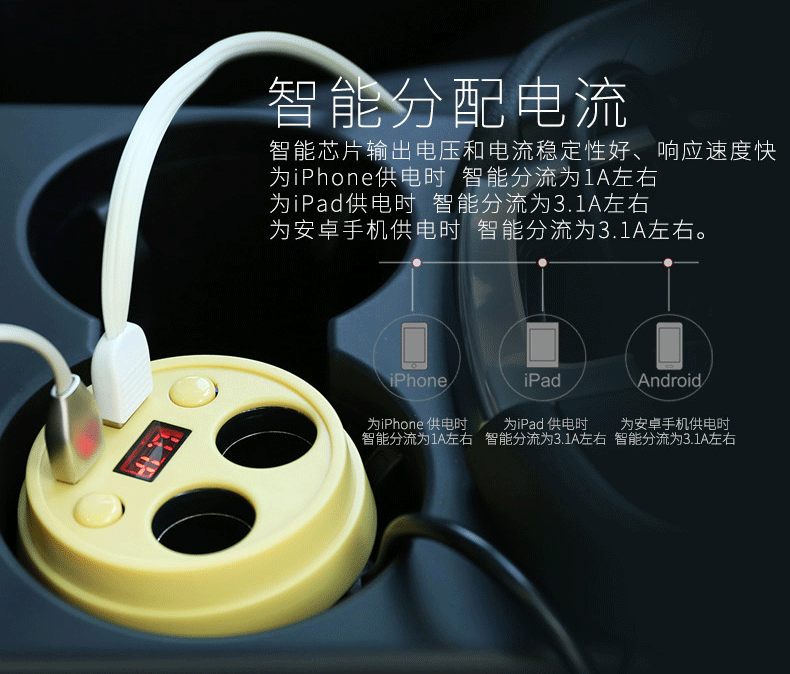 chargeur REMAX 3.1A, 3A - Ref 1302541 Image 12
