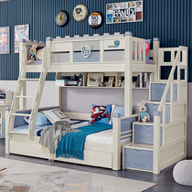 Solid wood children Boy M five bunk bed 1 35m bunk bed a bunk bed as well as pillow small bunk bed