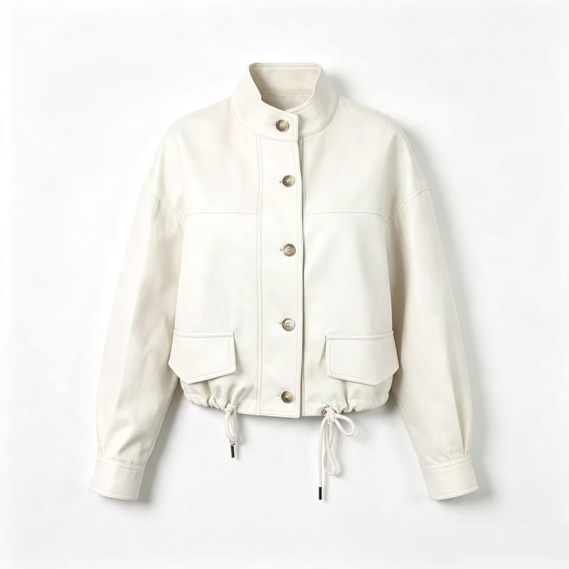 [Exclusive for Corn] D1103 New Pu Leather Jacket