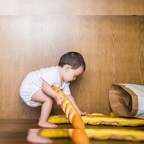 Childrens photography props simulation long bread French baguette baby year old photo holding auxiliary ornaments