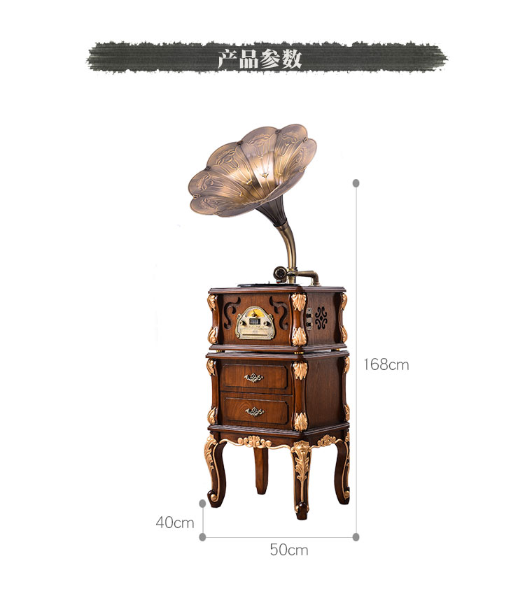 đầu đĩa than hi-end	 Jinmo phonograph phòng khách retro Máy ghi âm vinyl châu Âu kiểu cũ cổ máy thanh âm máy phát âm sừng lớn - Máy hát 	đầu đĩa than bluetooth
