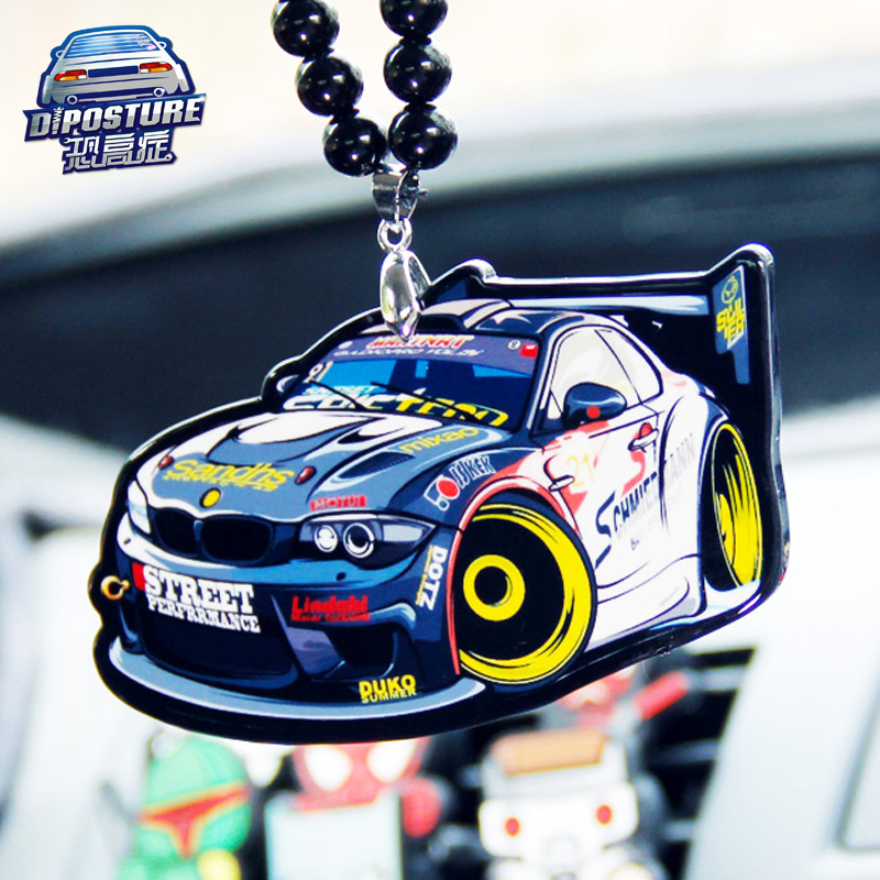 EVO Wing AE86 car rearview mirror hanging piece JDM car trend creative personality hellaflush car decoration