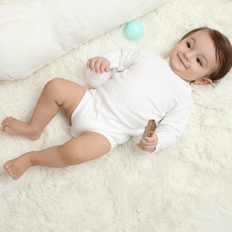 Momscare Fall and Winter Baby Pure Cotton Long-sleeved Triangle Hardshirt Men and Women Baby Convert Clothes