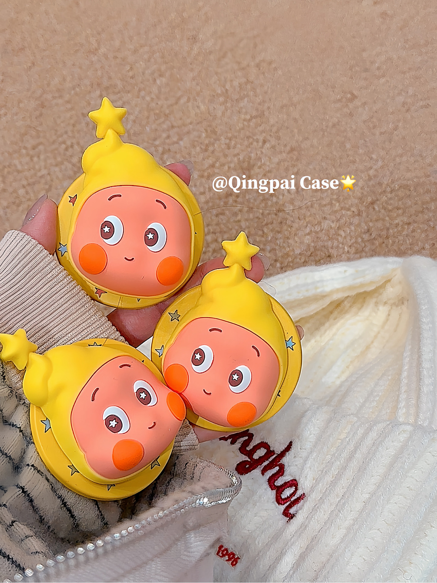 Lightweight Trendy Silicone 3D Star-Shaped Phone Stand Compatible with Magsafe, Strong Magnetic Attachment, New Model