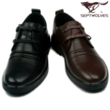 Septwolves, обувь, дышащие туфли для кожаной обуви для отдыха, кожаный пиджак классического кроя, в корейском стиле, из натуральной кожи