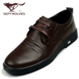 Septwolves, обувь, дышащие туфли для кожаной обуви для отдыха, кожаный пиджак классического кроя, в корейском стиле, из натуральной кожи