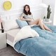 luật nhung dày Levin cashmere chăn đơn mảnh mùa đông ấm áp san hô nhung chăn sinh viên pad tấm bìa đôi chăn - Quilt Covers