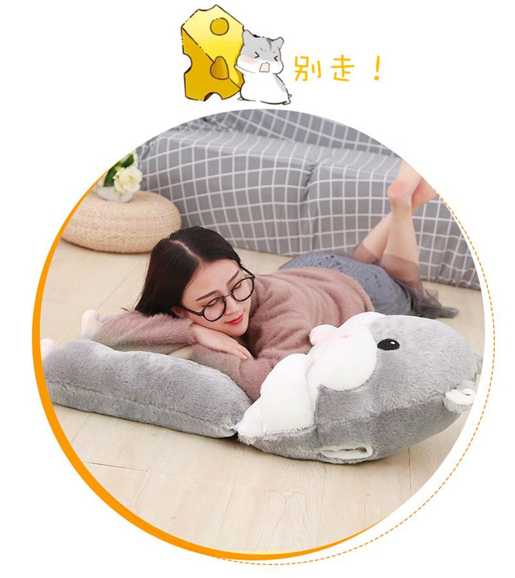 Dễ thương Hamster Gối Ghế Liên kết Đệm Đệm Một văn phòng Gối Sinh viên Mat Ass Mềm Đệm - Ghế đệm / đệm Sofa nệm lót ngồi bệt