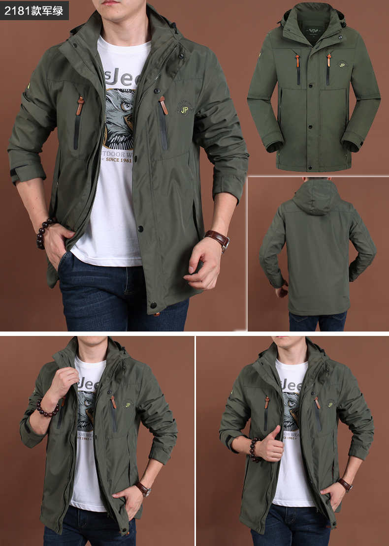 Blouson homme NIANJEEP    manches longues en Nylon - Ref 3118684 Image 16