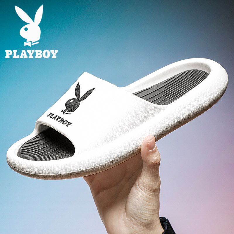 Floral Playboy Coconut Slippers Outside to wear damp summer anti-slip for men's thick bottom Stomach-sandal Sandals Sandals Shoes