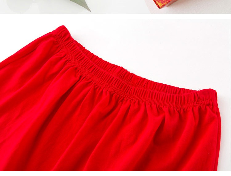 4 hộp đồ lót nam và nữ trung niên đóng hộp, cotton, eo cao, quần short của ông già, đỏ, đỏ, cuộc sống, quần lót boxer quần lót eo cao định hình