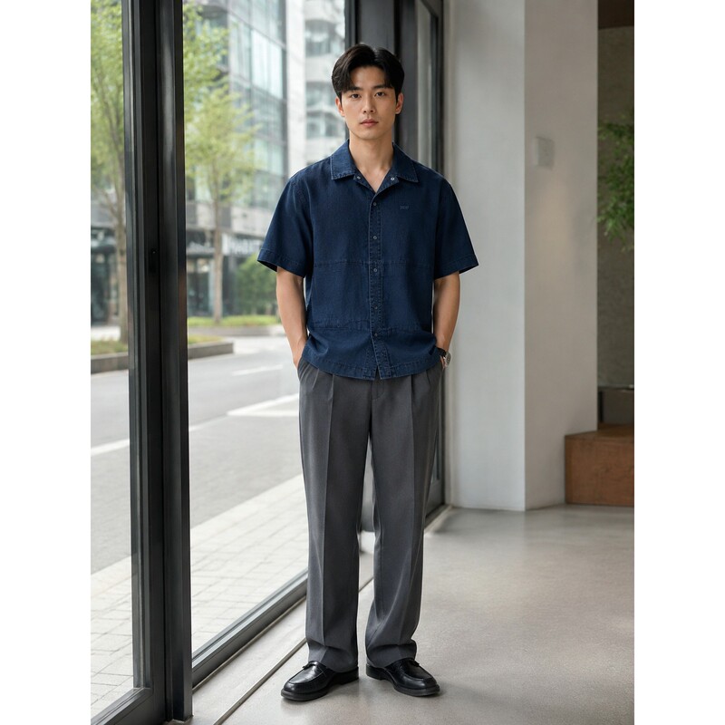 Levi's Summer Men's Retro Casual Short Sleeve Shirt 008P0-0001