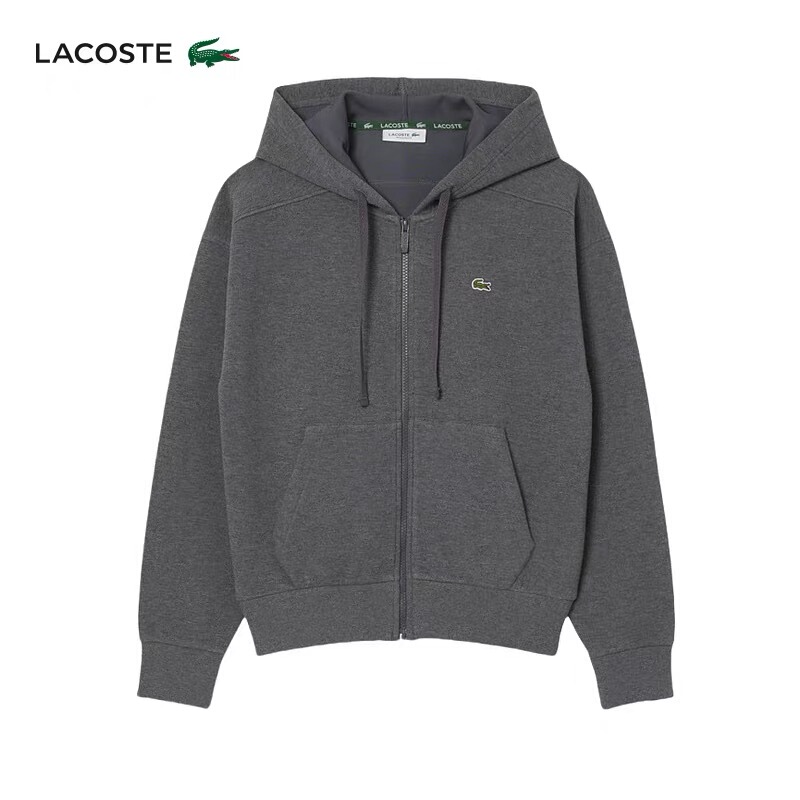 Lacoste French Crocodile Women's Clothing 25 Autumn Hooded Zipper Sweatshirt Jacket | Sf5272-98