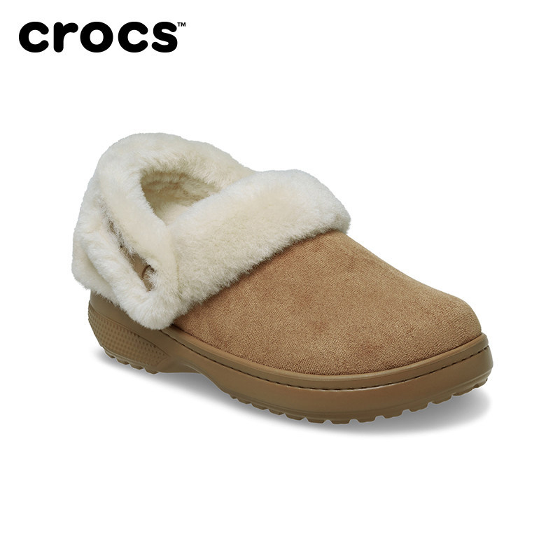 Crocs 2026 Warm Cotton Classic Faux Suede Clogs for Women | 212106 Crocs 2026 Warm Cotton Classic Faux Suede Clogs for Women | 212106