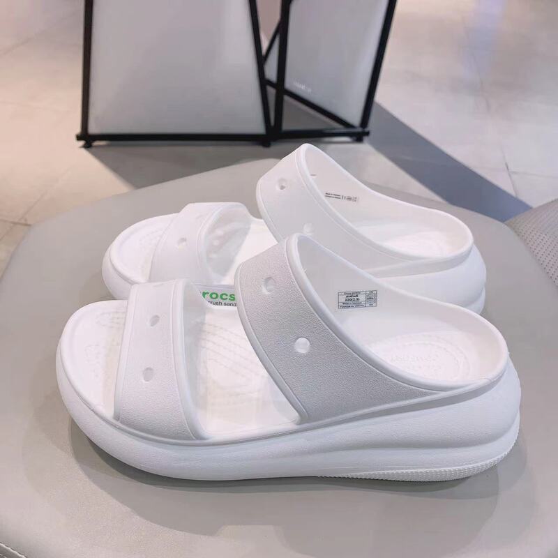 Crocs Crocs Puff Sandals Crocs Women's Wedge Sandals Outdoor Slippers | 207670