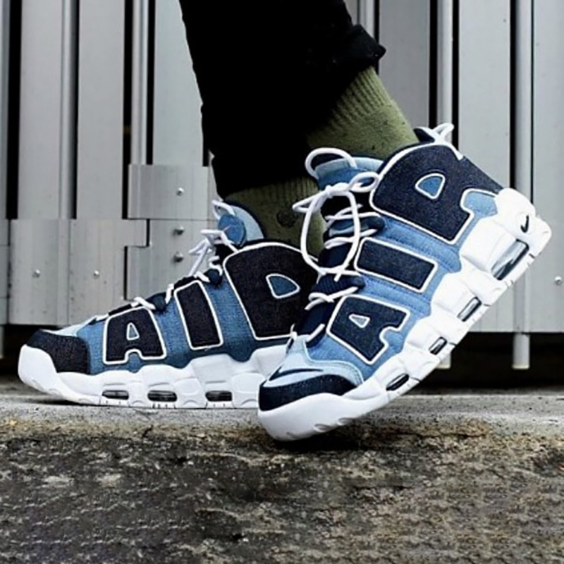 Nike/Nike Uptempo Big Air Denim Pippen Girls' Sports and Leisure Basketball Shoes 415082-404