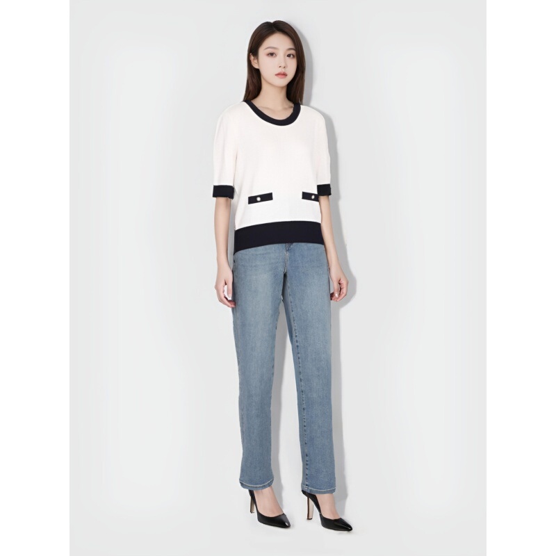 Juzui Wool Knit Sweater Jweq31202