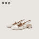 Salsa Su 2026 spring and summer style thick heel Mary Jane shoes small fragrance sandals French Z76127A-11