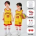 Quần áo bóng rổ trẻ em mùa hè phù hợp với bé trai và bé gái bé trai mẫu giáo quần áo biểu diễn trường tiểu học đào tạo áo Bóng rổ