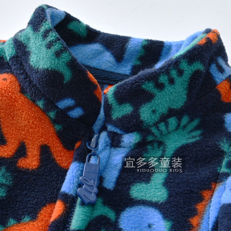 Mùa thu 2018 mới trẻ em vest lông cừu bé trai vest bé gái áo nỉ quần áo trẻ sơ sinh cao cấp