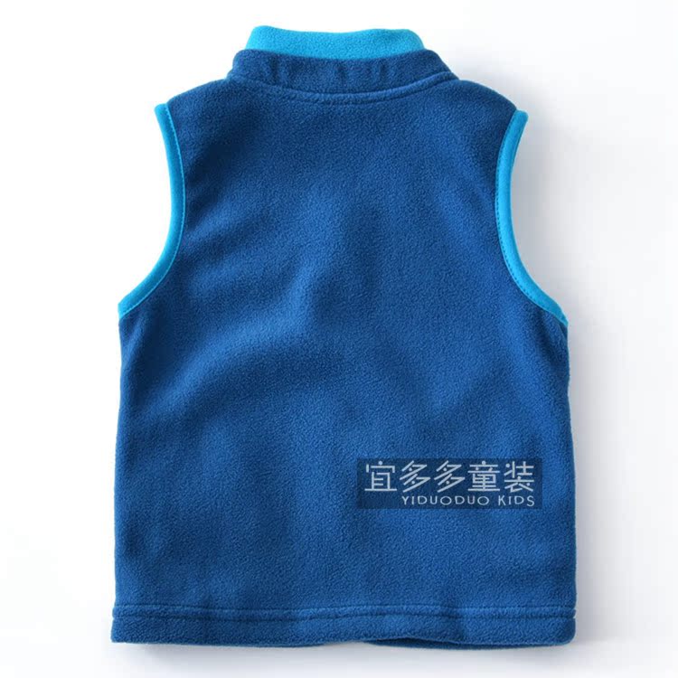2018 trẻ em mới mùa thu vest bé trai boy lông cừu cô gái vest lông cừu ấm và nhung áo gile xốp cho bé