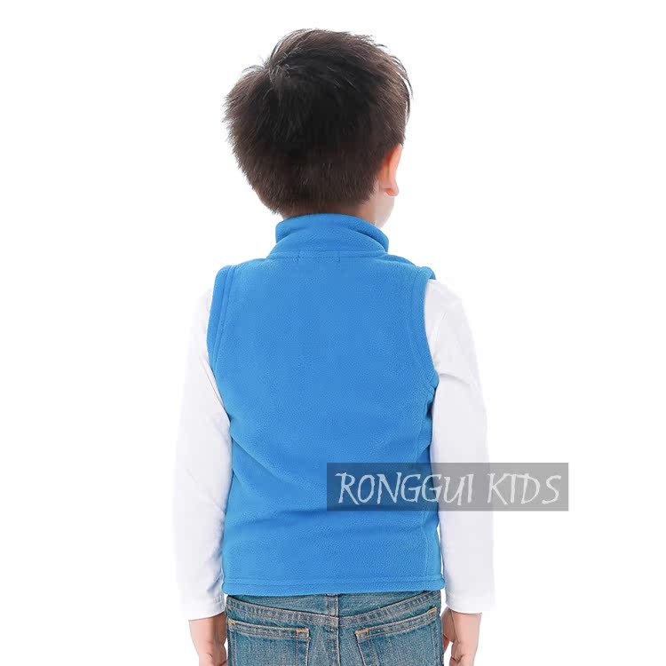 2018 quần áo trẻ em mới mùa thu áo khoác lông cừu cậu bé lông cừu cậu bé mùa thu và áo lông cừu mùa đông ghi le jean cá tính cho bé