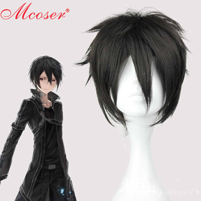 Mcoser Cartoon Wig Knife Sword God Tongmen Kirigu and Man 100 Night Youichiro COS wig