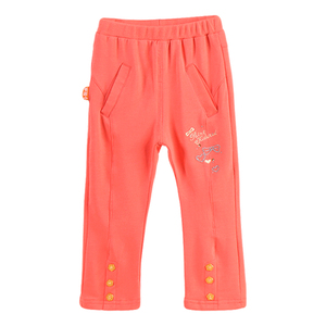 小数点童装女宝春秋薄款休闲裤子