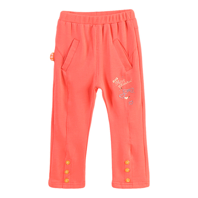 小数点童装女宝春秋薄款休闲裤子