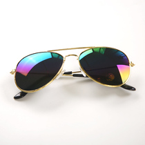 Childrens sunglasses summer and autumn baby sunshade boys sunglasses girls anti-ultraviolet polarized foldable cartoon glasses