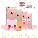 Apple, чехол для телефона, мультяшный iPhone 6 *S, iphone, для влюбленных, 6plus, intel core i6, защита при падении