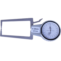 上测带表外卡规0-20mm外卡钳表壁厚卡规管厚规测厚仪0.01球头尖头