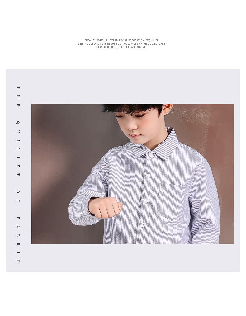 Jerry Le Café 2018 new boy mùa đông cộng với áo sọc nhung dày ở trẻ em lớn và áo ấm cho trẻ em áo sơ mi trẻ em giá tốt