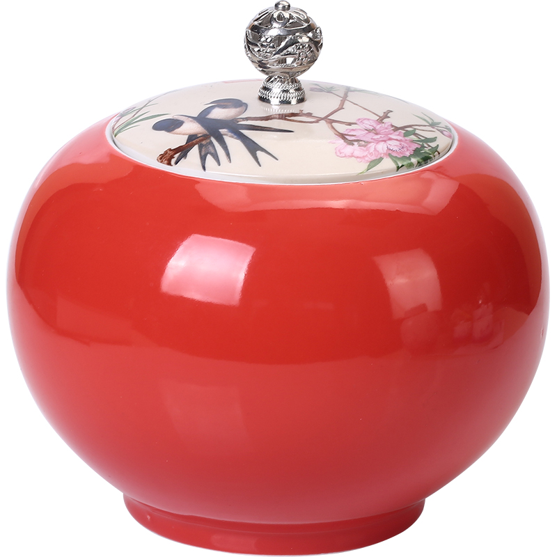 The Crown chang caddy fixings ceramic high - grade seal tank household size a jin pu 'er tea product storage tanks