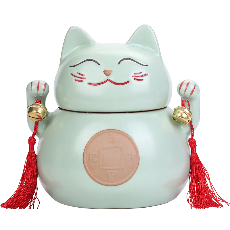 Chang plutus cat ceramic crown caddy fixings your up with dried fruit large seal storage tank sitting room adornment tea tins