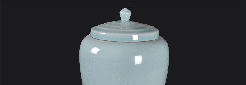 Back economic prosperous elder brother up with ceramic tea pot large open piece of general sealed jar jar of contracted and easy moisture storage jar