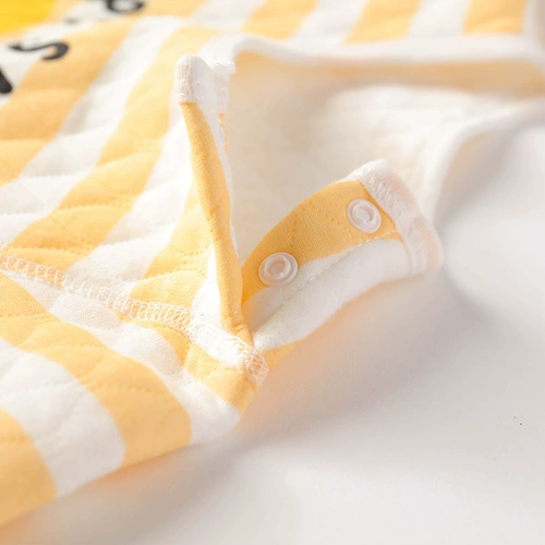 Детская удерживающая тепло демисезонная осенняя стеганая пижама для новорожденных, увеличенная толщина