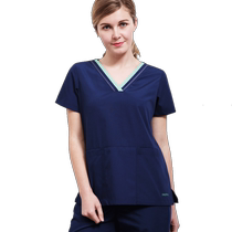 Surgical gown womens short-sleeved surgical gown oral beauty pet hospital doctor uniform nurse uniform isolation hand-washing gown